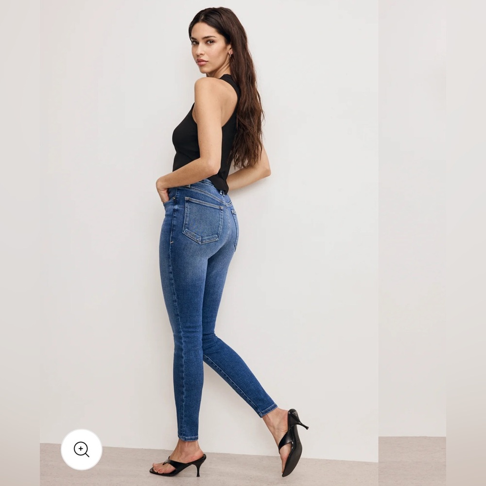 Good American Good Waist in Indigo NWT